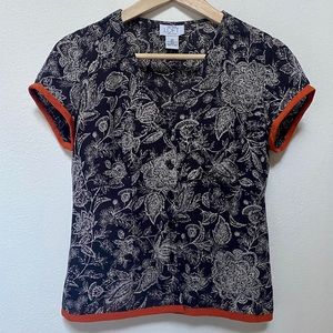 Flirty Ann Taylor Loft Blouse Size 2 Petite